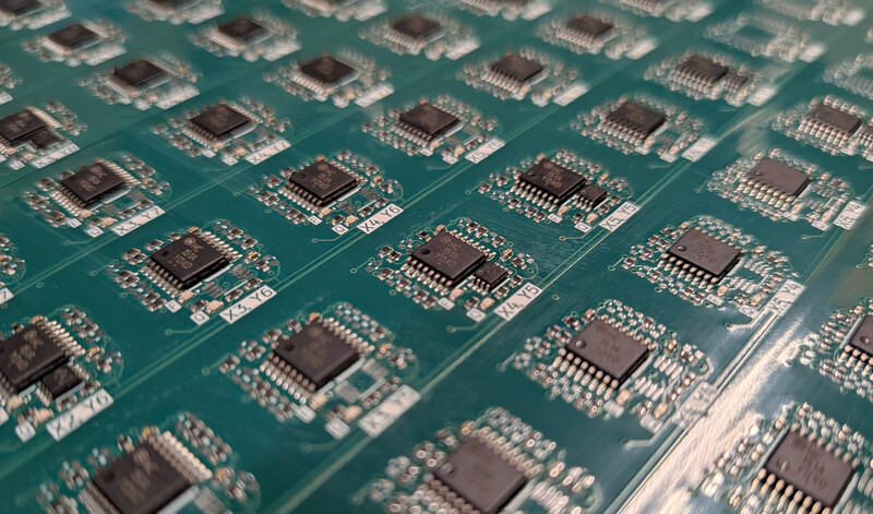 Assembled PCB